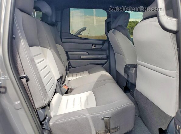 3TMLB5JN6TM252397 2026 TOYOTA TACOMA Gray უკანა სავარძლების ხედი