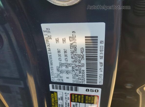 3TMLB5JN7SM198140 2025 TOYOTA TACOMA Черный Вид подкапотного пространства