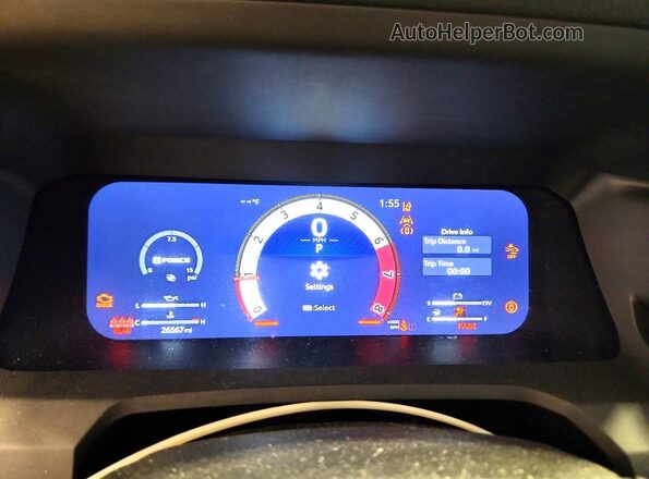 3TMLB5JN8RM038827 2024 TOYOTA TACOMA Gray Instrument cluster view