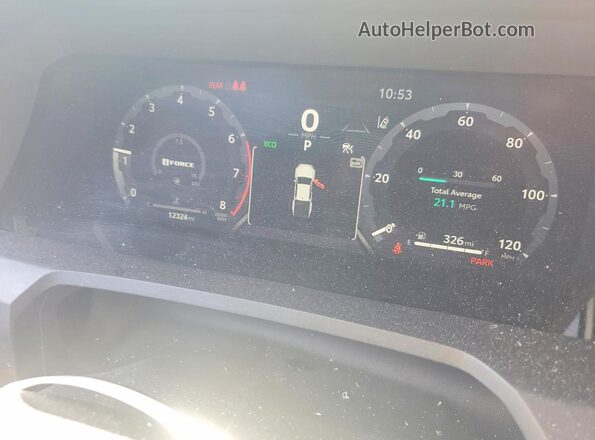 3TMLB5JN8RM054543 2024 TOYOTA TACOMA Silver Instrument cluster view