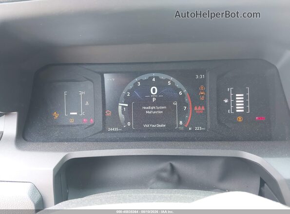 3TMLB5JN8SM153398 2025 TOYOTA TACOMA Black Widok tylnych siedzeń
