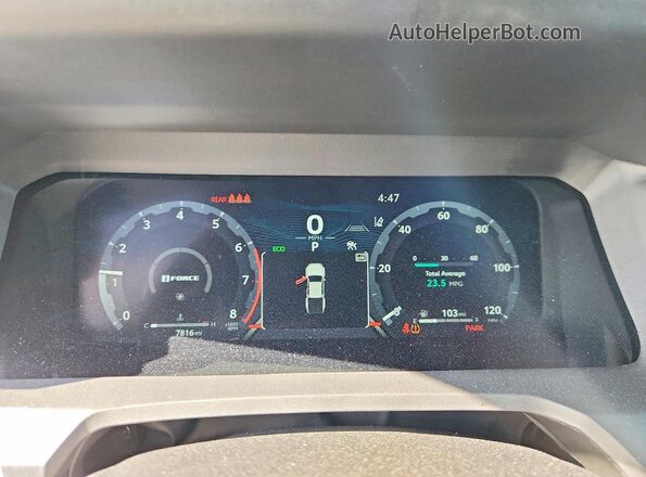 3TMLB5JN8SM179841 2025 TOYOTA TACOMA Серебряный Вид щитка приборов