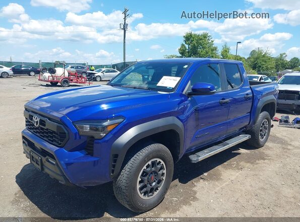 3TMLB5JN9RM026430 2024 TOYOTA TACOMA Blue Առջևի ձախ երեք քառորդ տեսարան