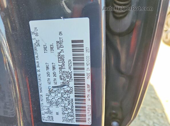 3TMLB5JN9RM044944 2024 TOYOTA TACOMA Charcoal Vista del compartimento del motor