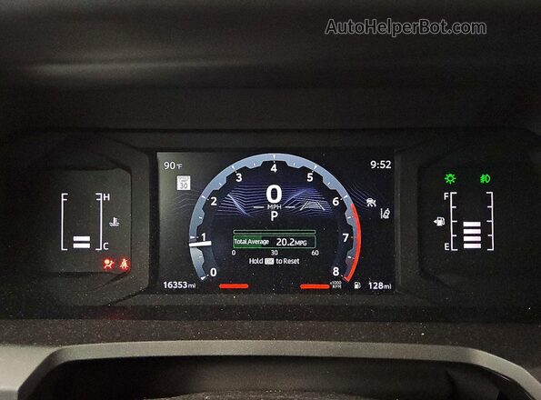 3TMLB5JN9SM104825 2025 TOYOTA TACOMA Blue Widok zestawu wskaźników