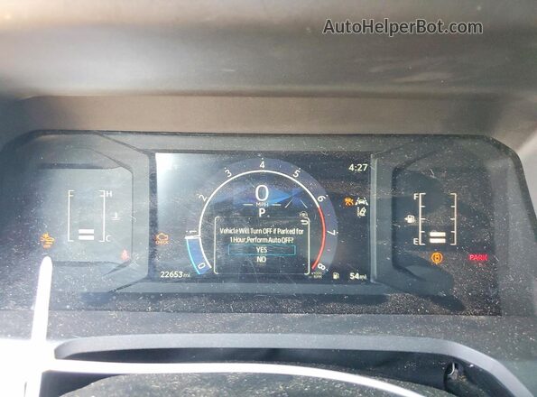 3TMLB5JN9SM184899 2025 TOYOTA TACOMA Blue Instrument cluster view