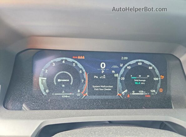3TMLB5JN9TM214811 2026 TOYOTA TACOMA Blue Instrument cluster view