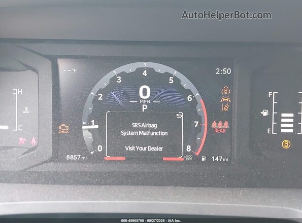 3TMLB5JN9TM246495 2026 TOYOTA TACOMA Gray Հետևի նստատեղերի տեսք