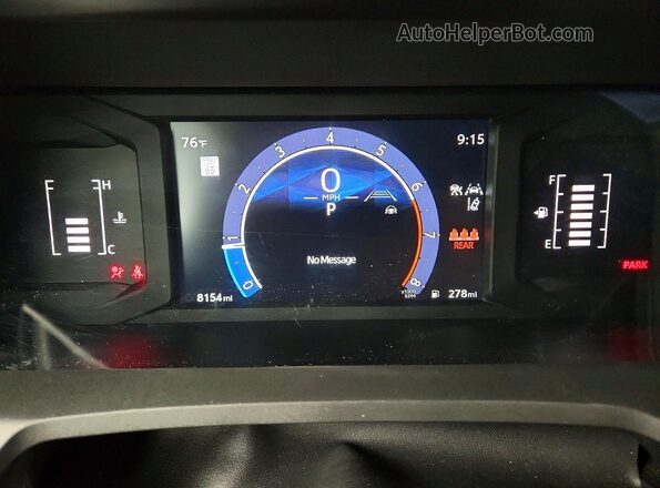 3TMLB5JNXTM245386 2026 TOYOTA TACOMA White Widok zestawu wskaźników