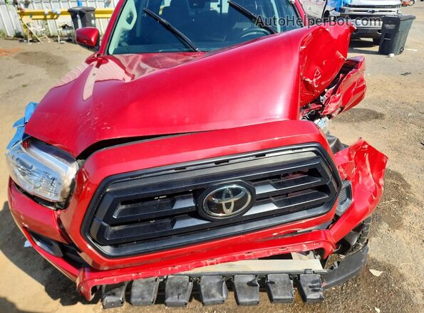 3TYAX5GN0MT023204 2021 TOYOTA TACOMA Red Սալոնի հետևի տեսք