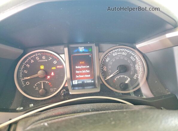 3TYAX5GN1PT072318 2023 TOYOTA TACOMA Gray Vista del cuadro de instrumentos