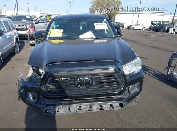 3TYAX5GN6MT013745 2021 TOYOTA TACOMA Black Vista interior trasera