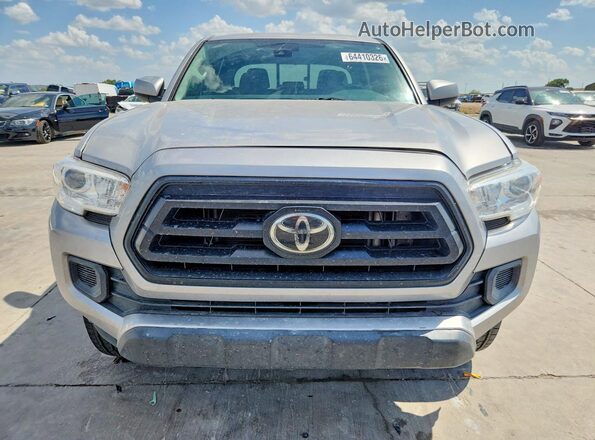 3TYAX5GN6MT015141 2021 TOYOTA TACOMA Silver Դիմացի տեսք