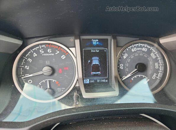 3TYAX5GN6MT017830 2021 TOYOTA TACOMA Серый Вид щитка приборов