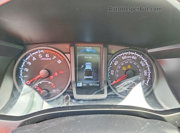 3TYAX5GN6PT081449 2023 TOYOTA TACOMA Black ხელსაწყოთა პანელის ხედი