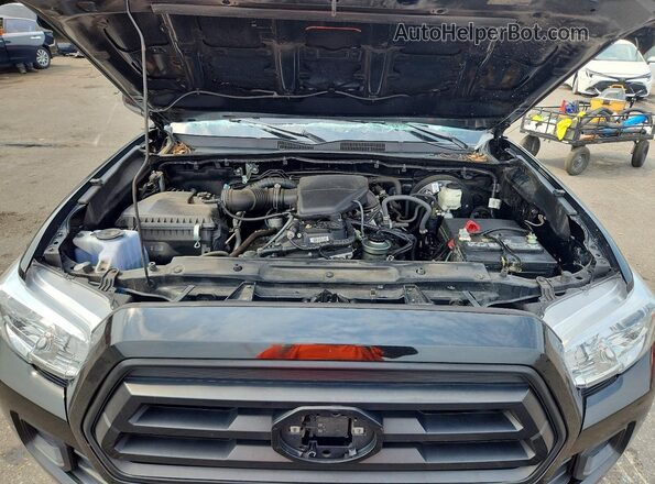 3TYAX5GN6PT081449 2023 TOYOTA TACOMA Black უკანა სალონის ხედი