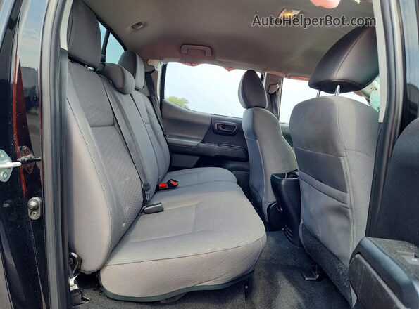 3TYAX5GN6PT081449 2023 TOYOTA TACOMA Black უკანა სავარძლების ხედი