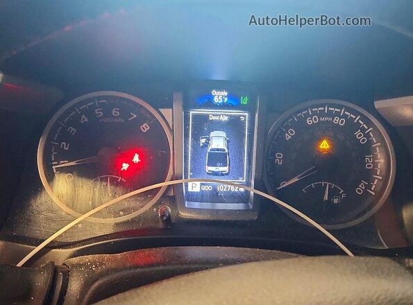 3TYAX5GN8NT051334 2022 TOYOTA TACOMA Черный Вид щитка приборов