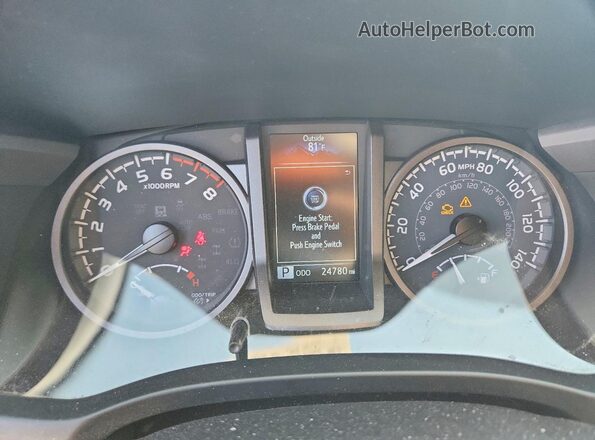 3TYCZ5AN1PT115230 2023 TOYOTA TACOMA Silver Вид щитка приладів