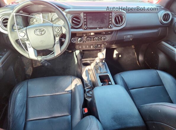 3TYCZ5AN1PT162192 2023 TOYOTA TACOMA Red Dashboard view