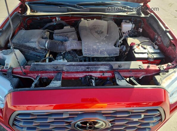 3TYCZ5AN1PT162192 2023 TOYOTA TACOMA Red Rear interior view
