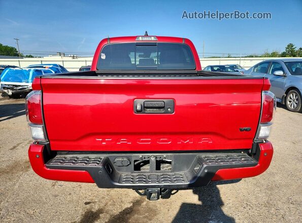 3TYCZ5AN2PT167143 2023 TOYOTA TACOMA Red Rear view