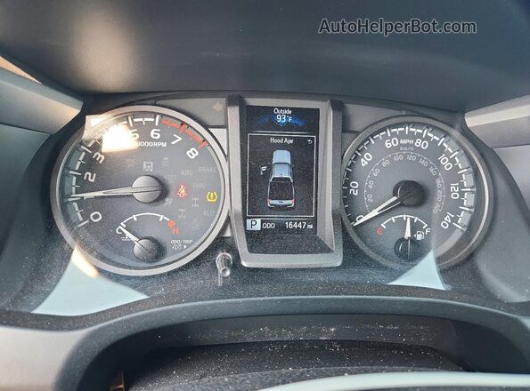 3TYCZ5AN2PT167143 2023 TOYOTA TACOMA Red Instrument cluster view
