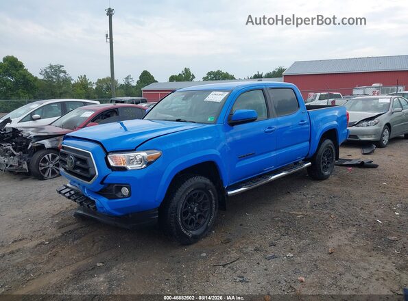 3TYCZ5AN3MT046214 2021 TOYOTA TACOMA Синий Передняя левая четверть