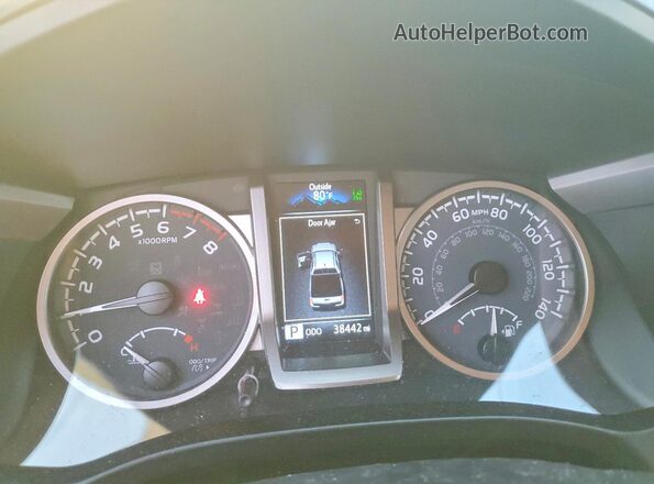 3TYCZ5AN3PT174022 2023 TOYOTA TACOMA White Սարքավորումների վահանակի տեսք