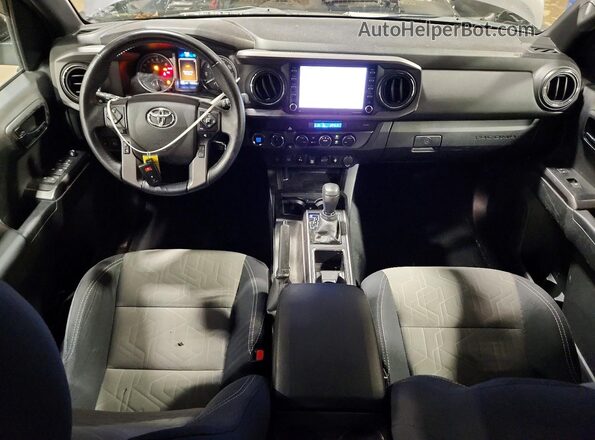 3TYCZ5AN4MT051048 2021 TOYOTA TACOMA Gray წინა პანელის ხედი