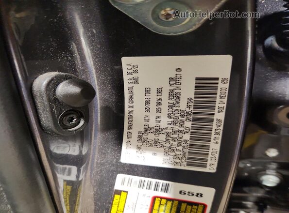 3TYCZ5AN4MT051048 2021 TOYOTA TACOMA Gray VIN კოდის სტიკერის ხედი