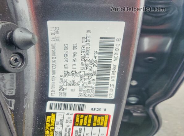 3TYCZ5AN4PT143149 2023 TOYOTA TACOMA Gray Вид підкапотного простору