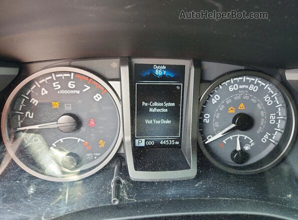 3TYCZ5AN6MT024305 2021 TOYOTA TACOMA Gray Սարքավորումների վահանակի տեսք