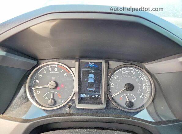 3TYCZ5AN6MT034803 2021 TOYOTA TACOMA Gray Vista del cuadro de instrumentos