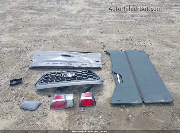 3TYCZ5AN7MT020876 2021 TOYOTA TACOMA Gray Widok zestawu wskaźników