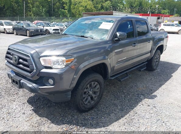 3TYCZ5AN7MT024765 2021 TOYOTA TACOMA Gray Przód lewy