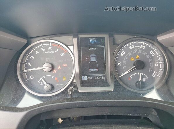 3TYCZ5AN7NT071067 2022 TOYOTA TACOMA White Սարքավորումների վահանակի տեսք
