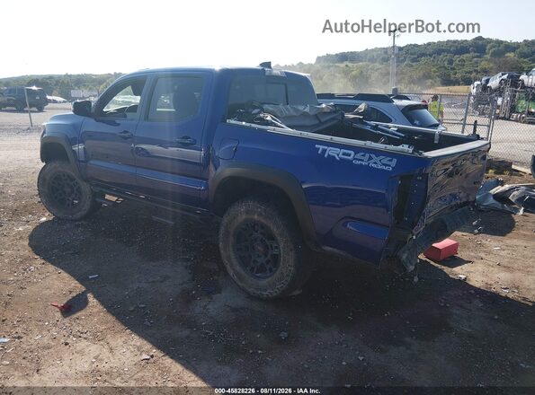 3TYCZ5AN8NT083437 2022 TOYOTA TACOMA Синий Задняя левая четверть