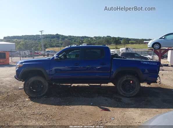 3TYCZ5AN8NT083437 2022 TOYOTA TACOMA Синий Панорамный вид салона 360°
