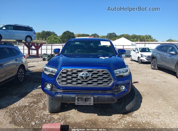 3TYCZ5AN8NT083437 2022 TOYOTA TACOMA Синий Вид щитка приборов