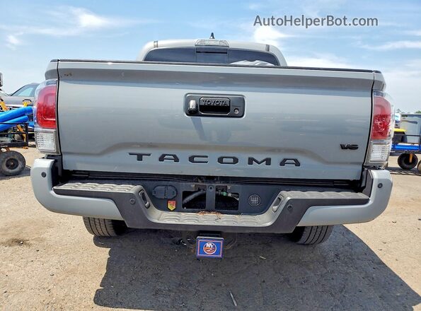 3TYCZ5AN9MT026985 2021 TOYOTA TACOMA Gray Rear view