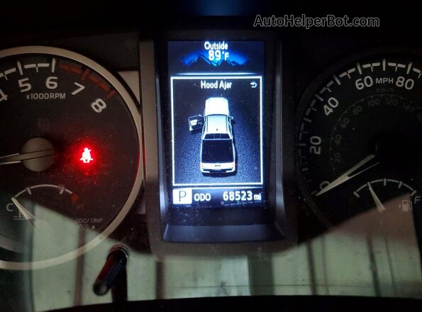 3TYCZ5AN9MT027747 2021 TOYOTA TACOMA Silver ხელსაწყოთა პანელის ხედი