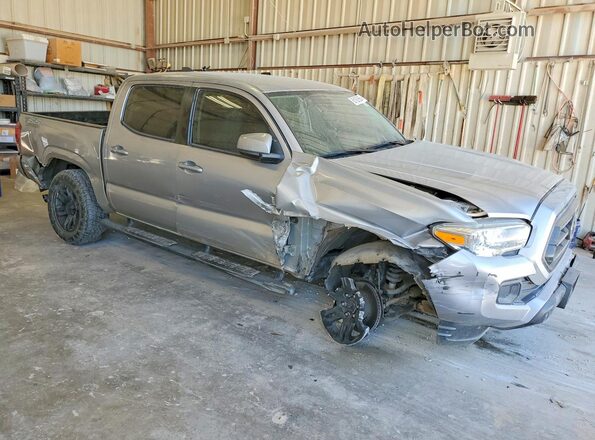 3TYCZ5ANXLT004072 2020 TOYOTA TACOMA Silver Передня права чверть