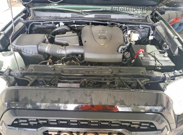 3TYCZ5ANXPT151515 2023 TOYOTA TACOMA Black ძრავის განყოფილების ხედი