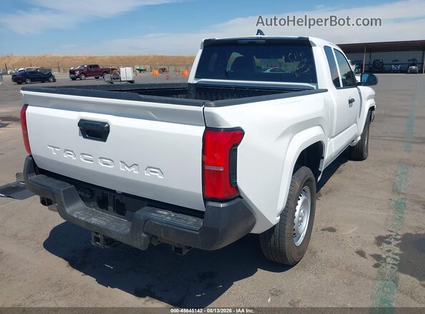 3TYJDAHN4TT052767 2026 TOYOTA TACOMA White უკანა მარჯვენა