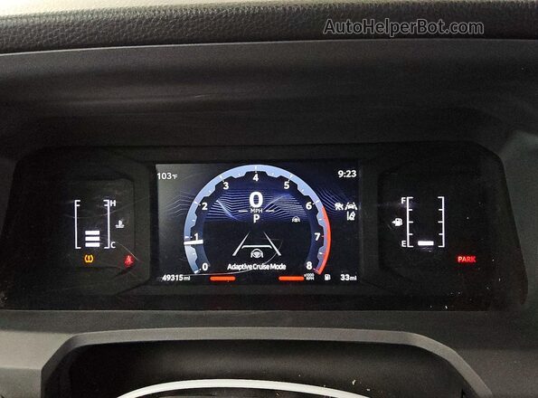 3TYJDAHN5RT007605 2024 TOYOTA TACOMA White Սարքավորումների վահանակի տեսք