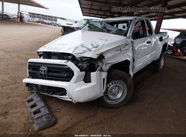 3TYJDAHN5RT013727 2024 TOYOTA TACOMA White წინა მარცხენა ხედი სამი მეოთხედიდან