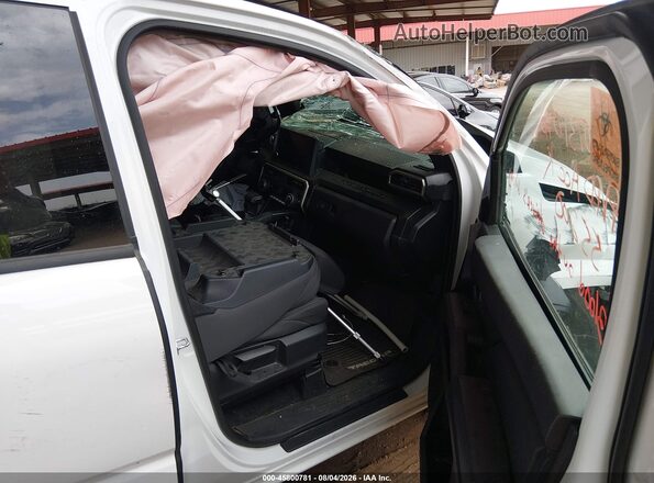 3TYJDAHN5RT013727 2024 TOYOTA TACOMA White წინა სალონის ხედი