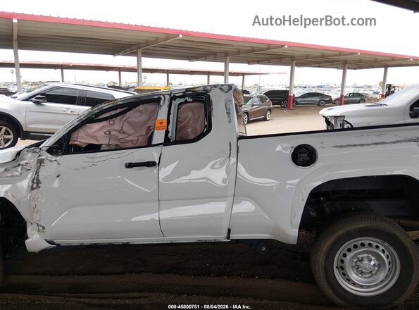 3TYJDAHN5RT013727 2024 TOYOTA TACOMA White უკანა სალონის ხედი