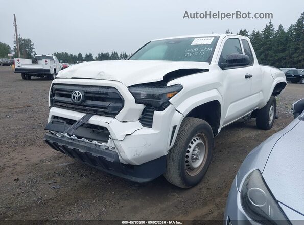 3TYJDAHN6ST021826 2025 TOYOTA TACOMA White Առջևի ձախ երեք քառորդ տեսարան